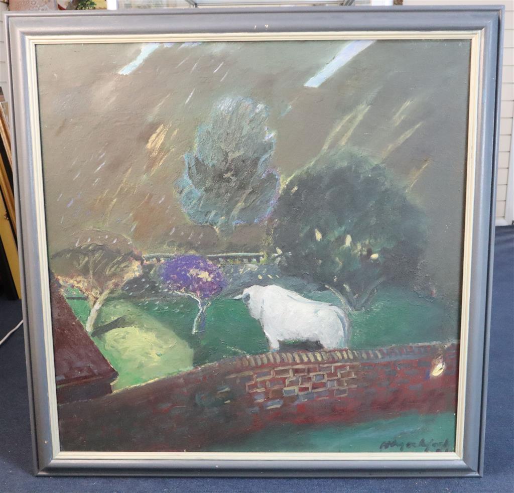 § Harold Mockford (1932-) The Bull (Westdene) 35.5. x 35.5in.